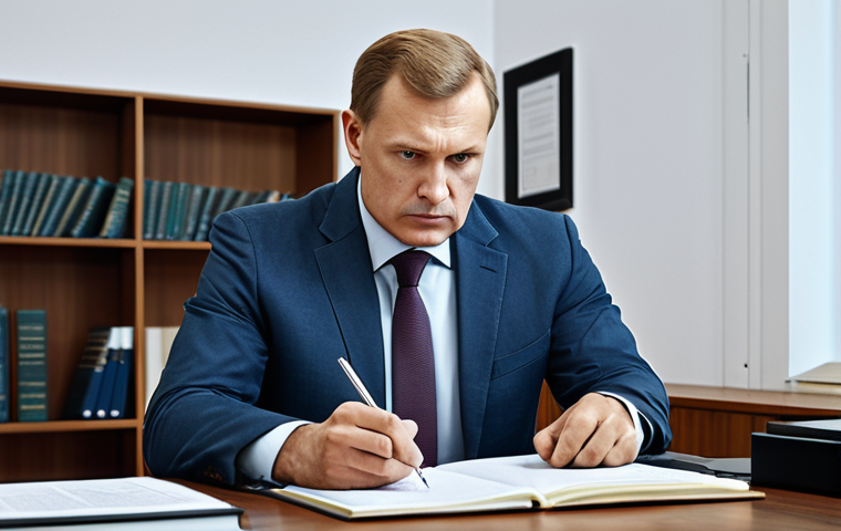 **

A serious, professional-looking political analyst, fully clothed in business attire, is sitting at a desk in a modern Moscow office. Books on political science and economics are visible in the background. He is reviewing documents and making notes with a pen. Perfect anatomy, correct proportions, natural pose. Safe for work, appropriate content, professional.

**
