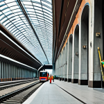 **

A bustling construction site in Moscow, with workers in hard hats overseeing the building of a modern metro station, fully clothed in appropriate work attire, safe for work, perfect anatomy, natural proportions, professional photography, high quality, focusing on the activity and urban environment.

**