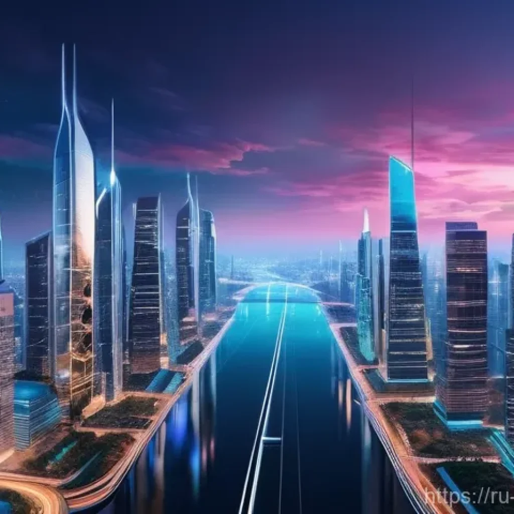 정책분석사와 데이터 분석 기반 정책 사례 - **Prompt:** A futuristic, high-tech cityscape at twilight, where vibrant, flowing streams of data we...