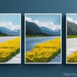 정책분석사와 혁신적인 아이디어 사례 - Here are three detailed image generation prompts in English, designed to be 15+ appropriate and refl...