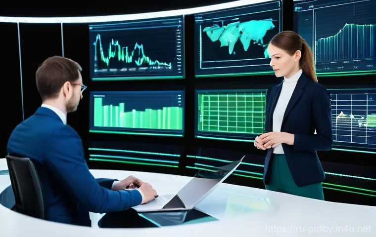 정책분석사와 커리어 목표 설정 사례 - **Prompt:** A sharp, focused male or female political analyst, in their late 30s, dressed in smart b...