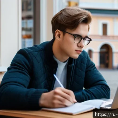 Home 33 정책분석사 시험 장단점 비교 - A focused young adult male student sitting at a cozy café table with a laptop, textbooks, and notes ...